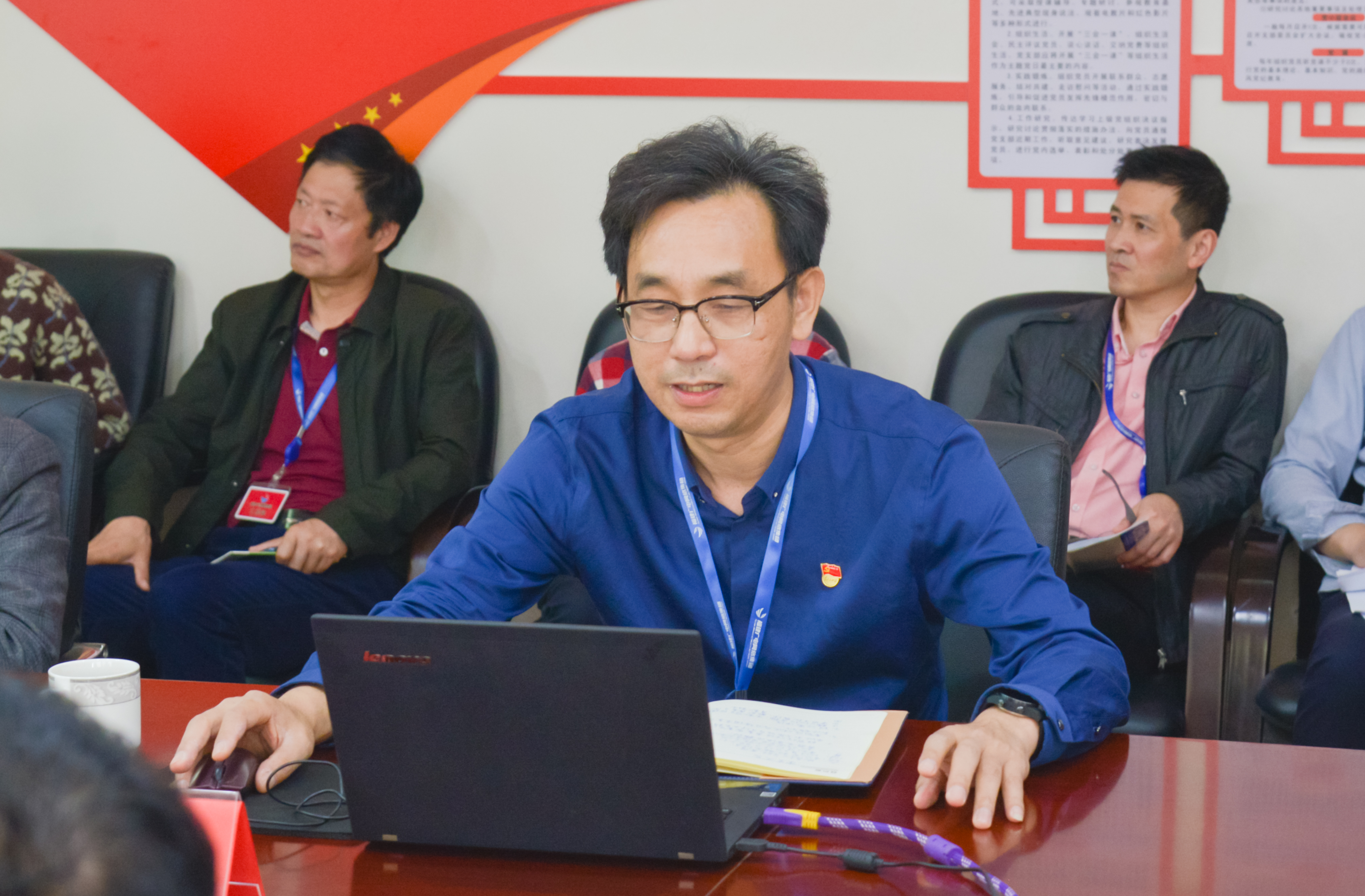 宁德开云(中国)党委副书记、常务副总经理林君清汇报工作1.jpg